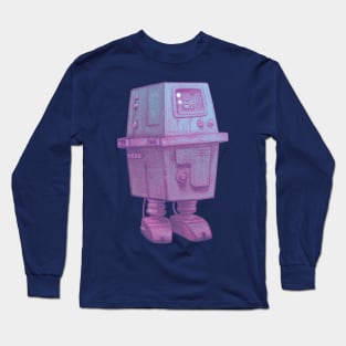 Vaporwave Robot Long Sleeve T-Shirt